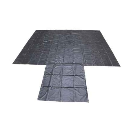 Us Cargo Control 24 ft x 18 ft Tarp, Black LLT24188-BLK